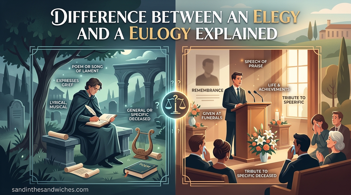 Difference Between an Elegy and a Eulogy Explained