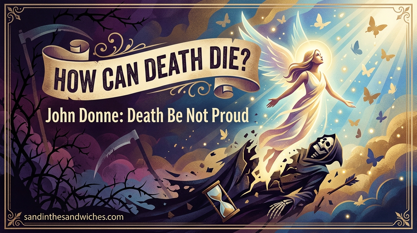 How Can Death Die John Donne Death Be Not Proud
