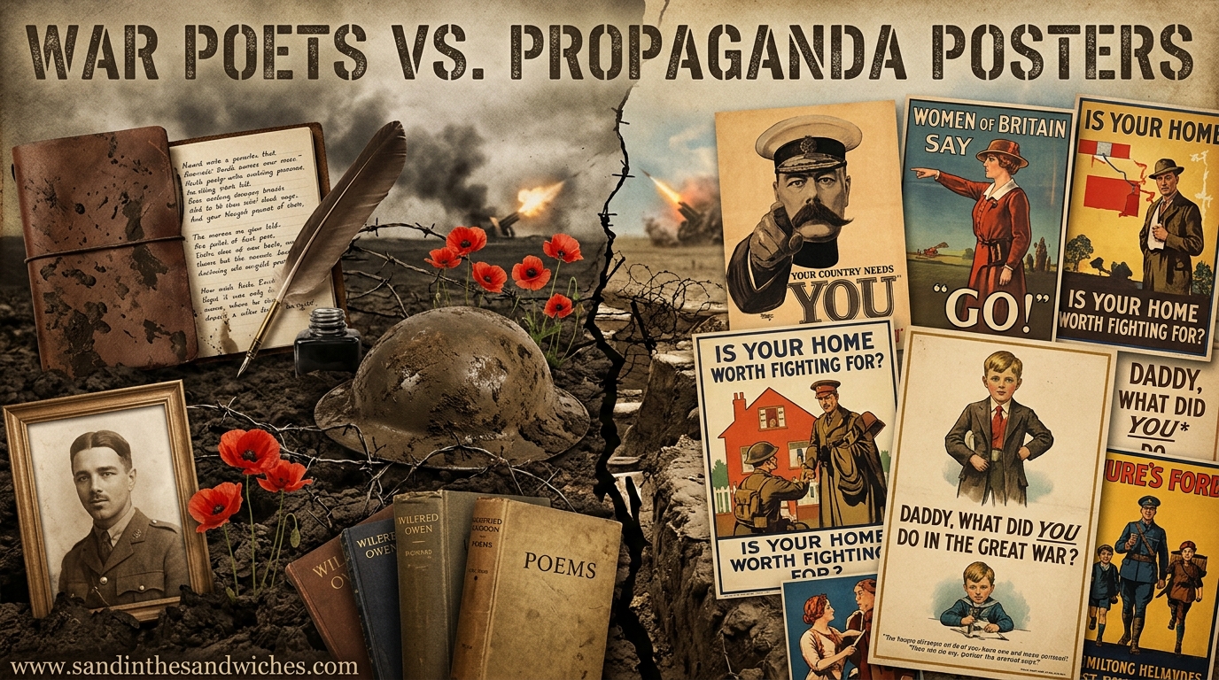 War Poets vs Propaganda Posters