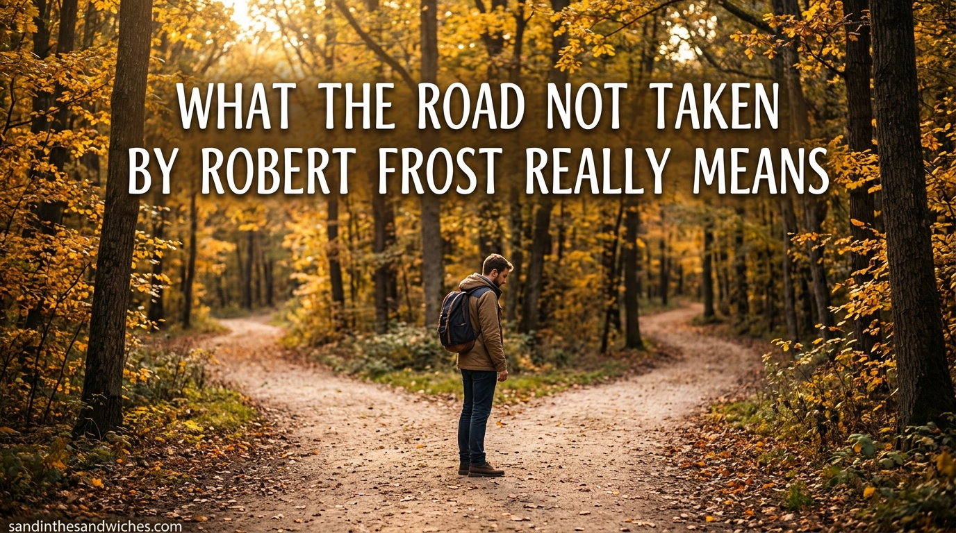 What The Road Not Taken by Robert Frost Really Means