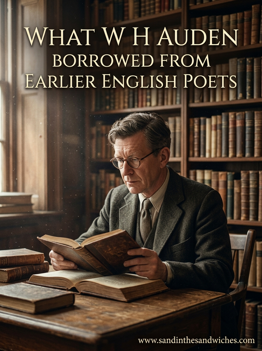 What W H Auden Borrowed From Earlier English Poets