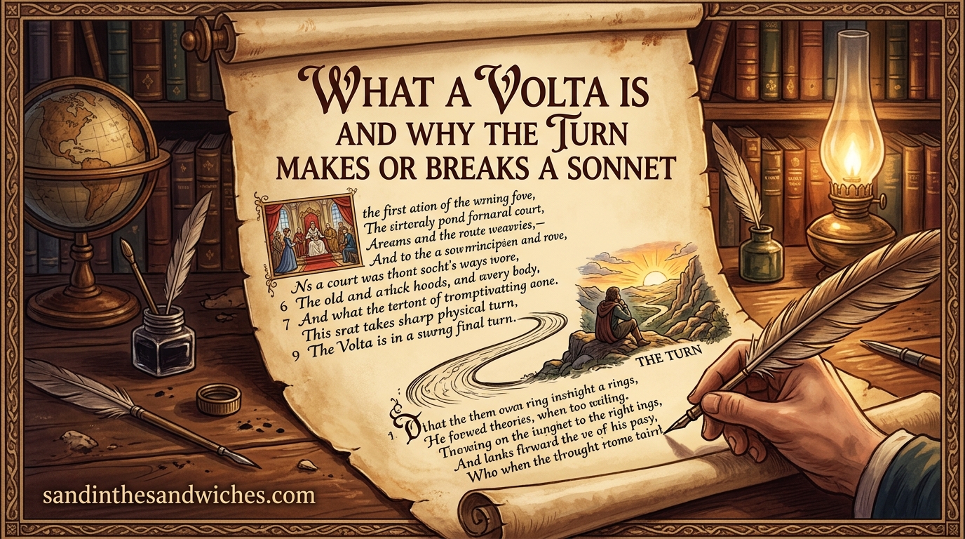 What a Volta Is and Why the Turn Makes or Breaks a Sonnet