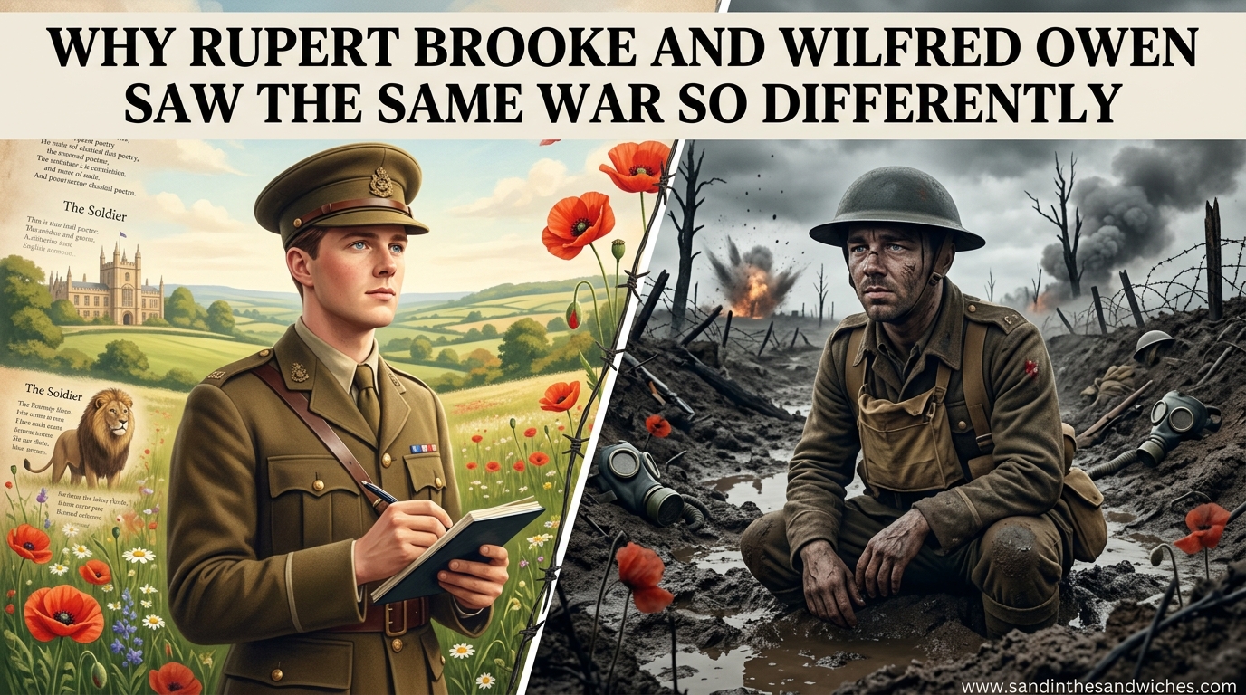 Why Rupert Brooke and Wilfred Owen Saw the Same War So Differently