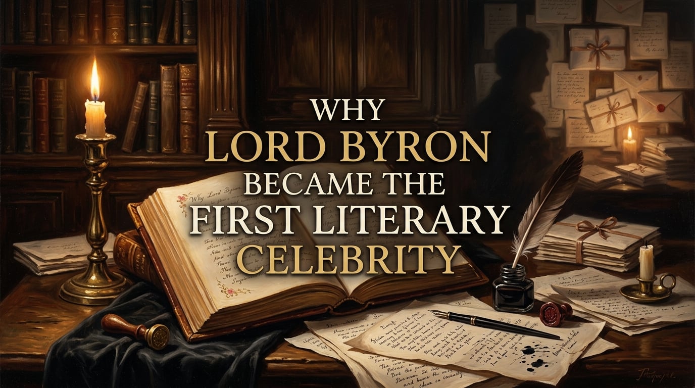 Why Lord Byron became the first literary celebrity