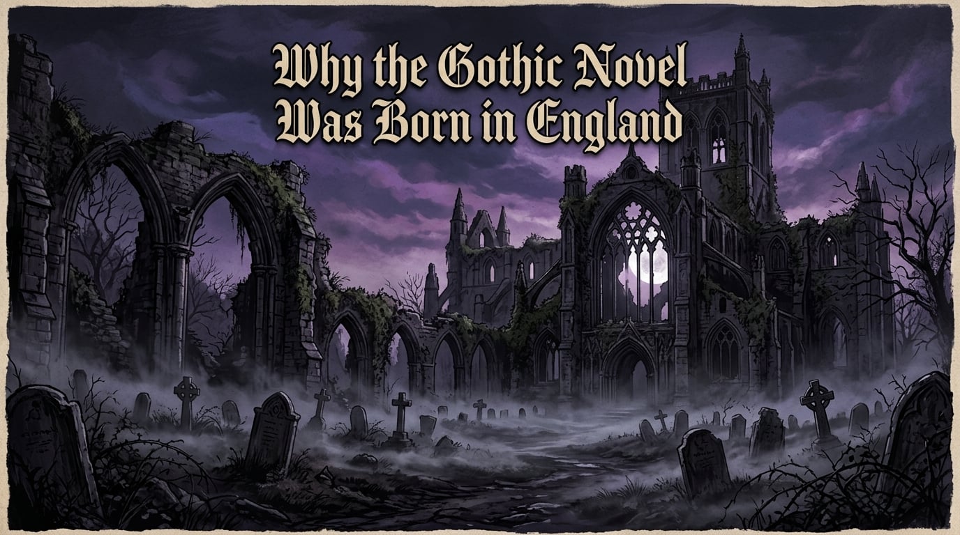 Why the Gothic novel was born in England