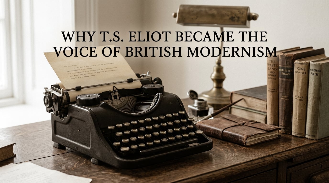 Why T S Eliot though American became the voice of British modernism