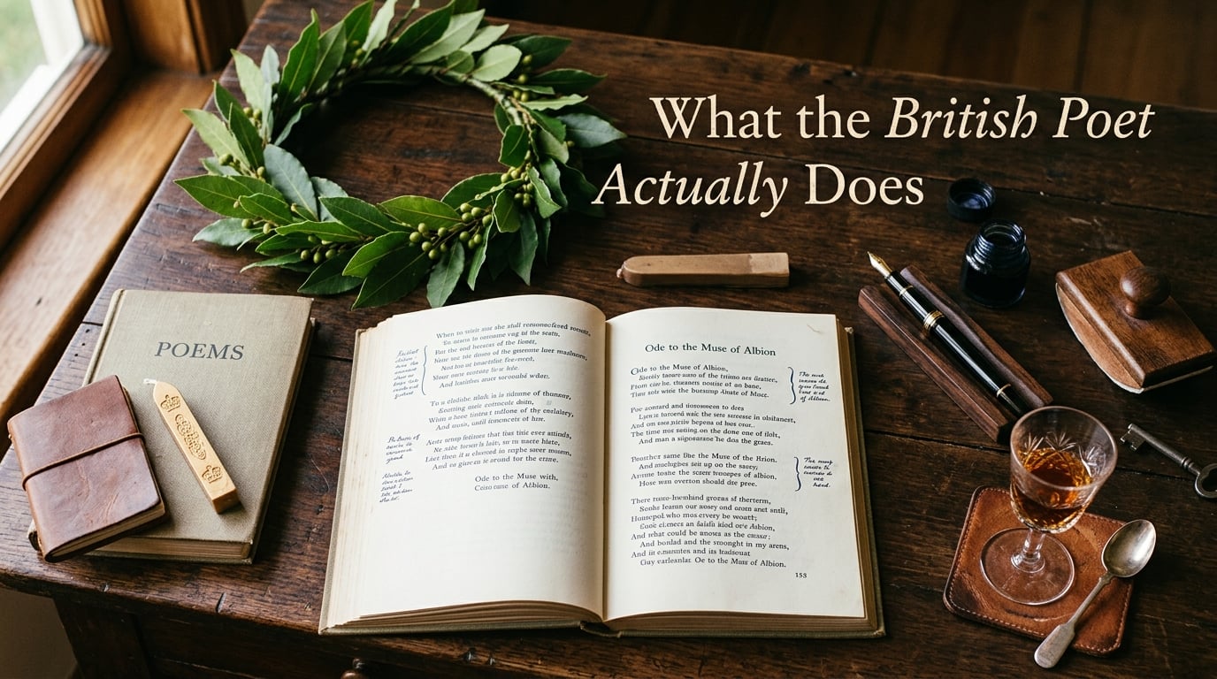 What the British Poet Laureate actually does