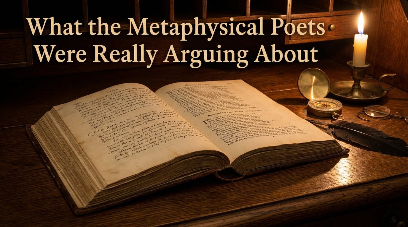 What the Metaphysical poets were really arguing about