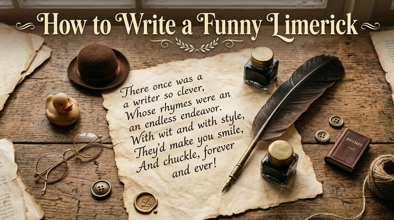 How to write a limerick that is actually funny