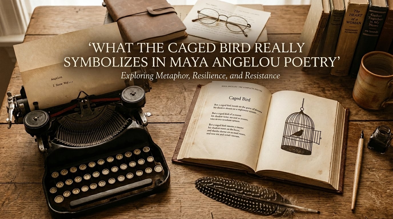 What the caged bird really symbolizes in Maya Angelou poetry