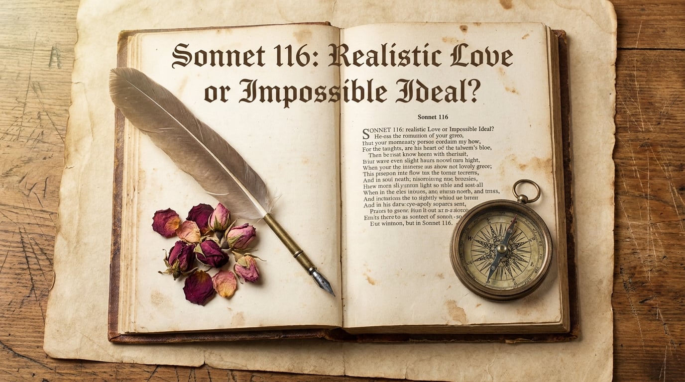 Is Sonnet 116 a realistic view of love or an impossible ideal