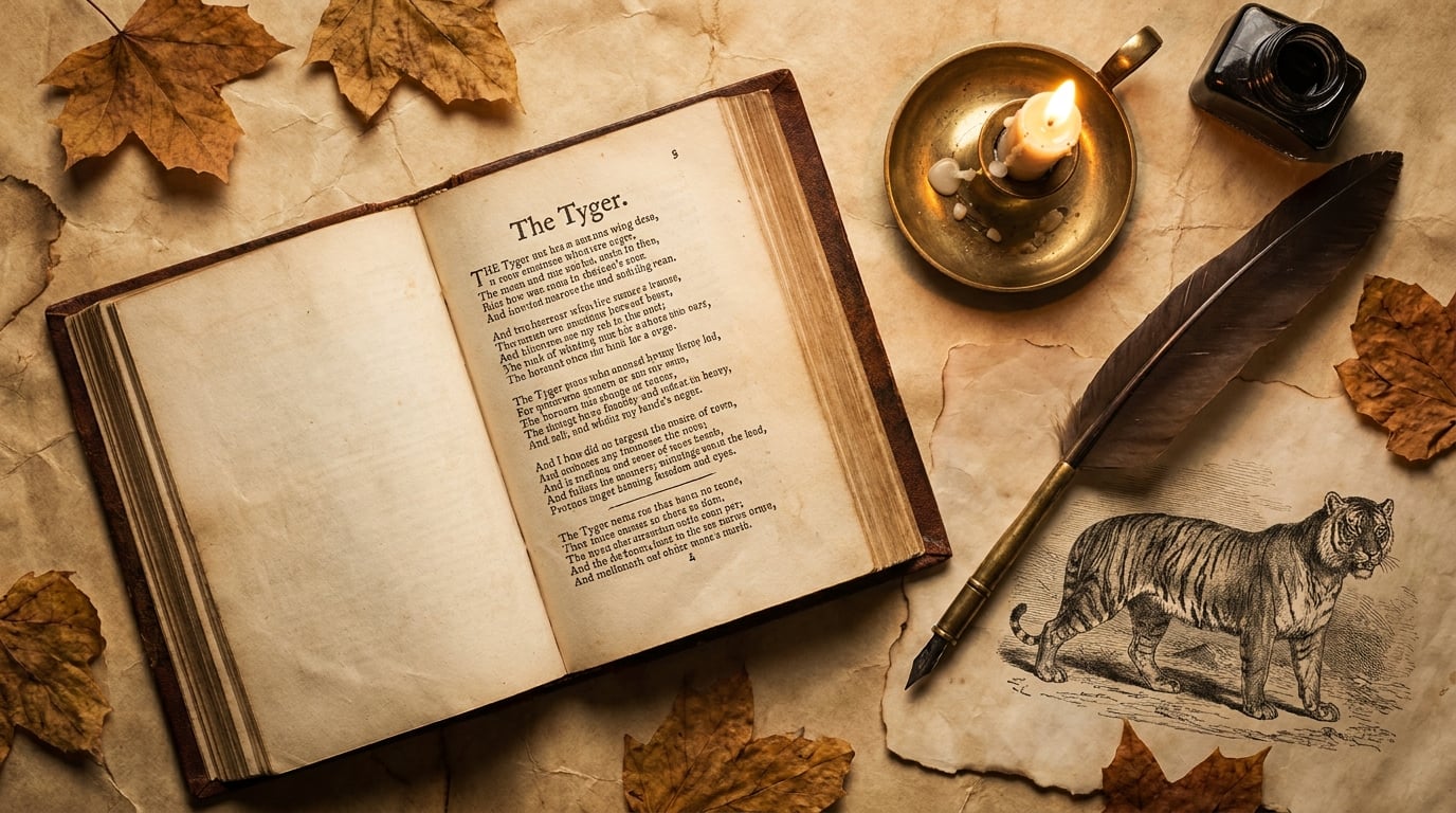 What Did He Who Made the Lamb Make Thee means in Blake The Tyger