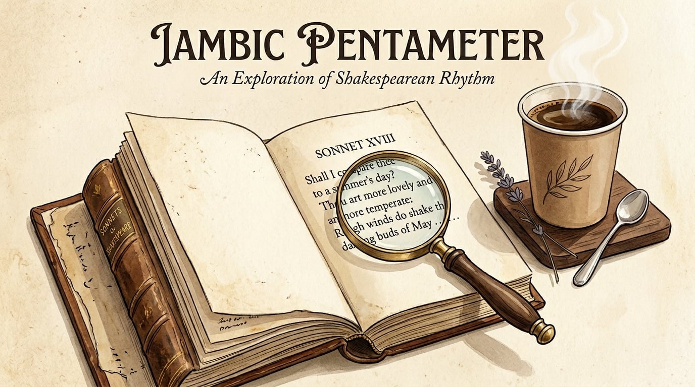 What iambic pentameter is and how to hear it in everyday speech