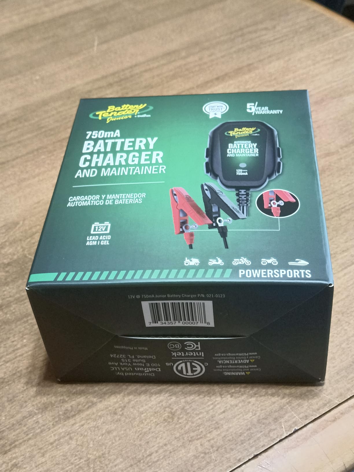Battery Tender Junior 12V 750mA Charger and Maintainer - 021-0123 customer photo 1