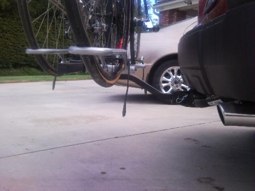 Swagman XTC2 Hitch Mount Bike Rack - Platform Carrier for 2 Bikes, Ratcheting Hook System, Compact Clam-Shell Folding Design, 1-1/4