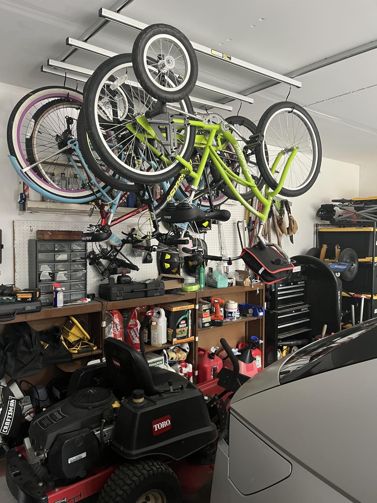 Saris Bike Storage, Cycle Glide Home Bicycle Parking, Ceiling Rack and Add-on-Kit customer photo 1