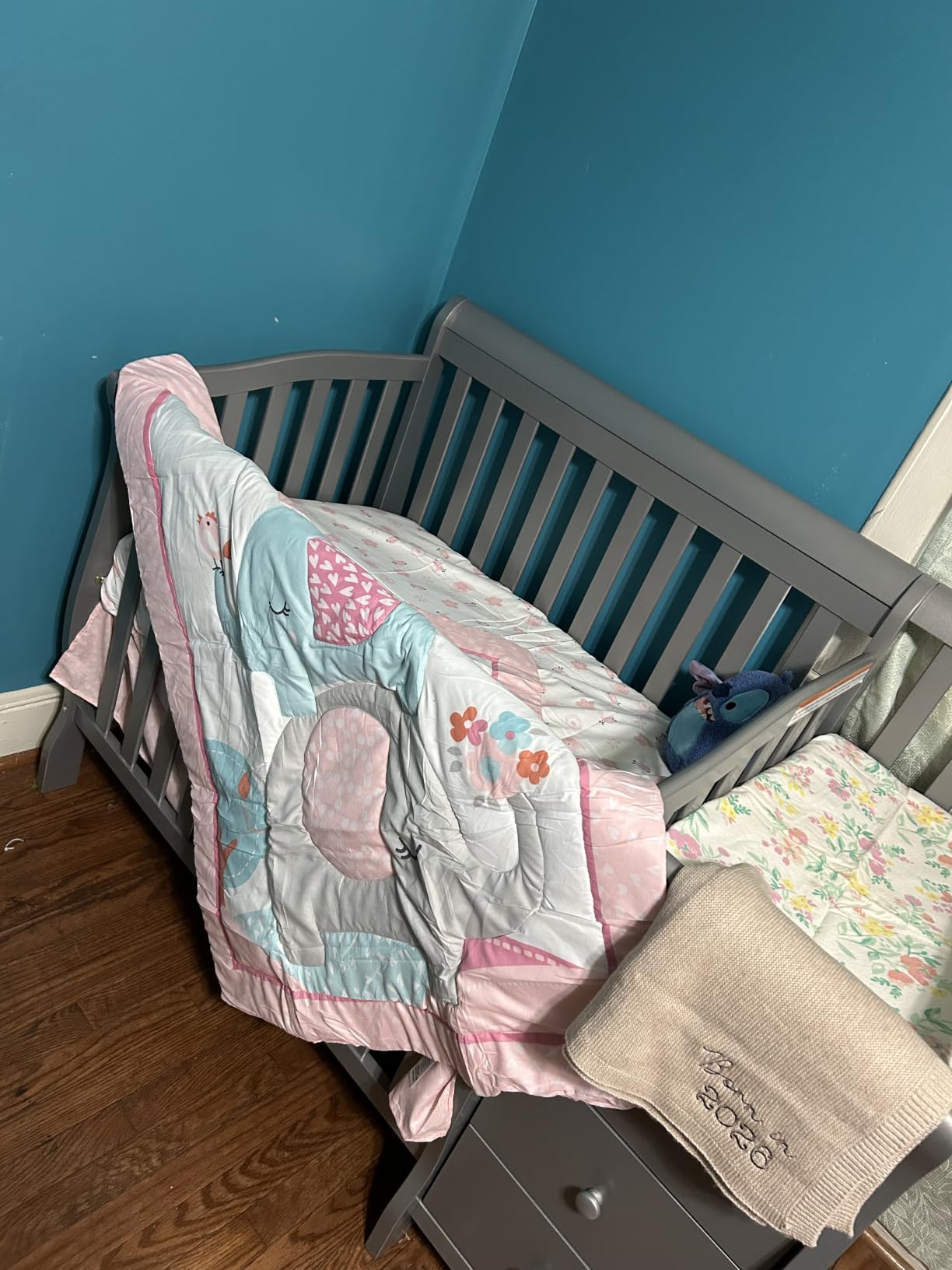 Dream On Me Jayden 4-in-1 Convertible Mini Baby Crib with 3 Drawer Changer | Detachable Changer, 3 Drawers, 3-Position Support, Twin Bed, BSA, 50Lb customer photo 1