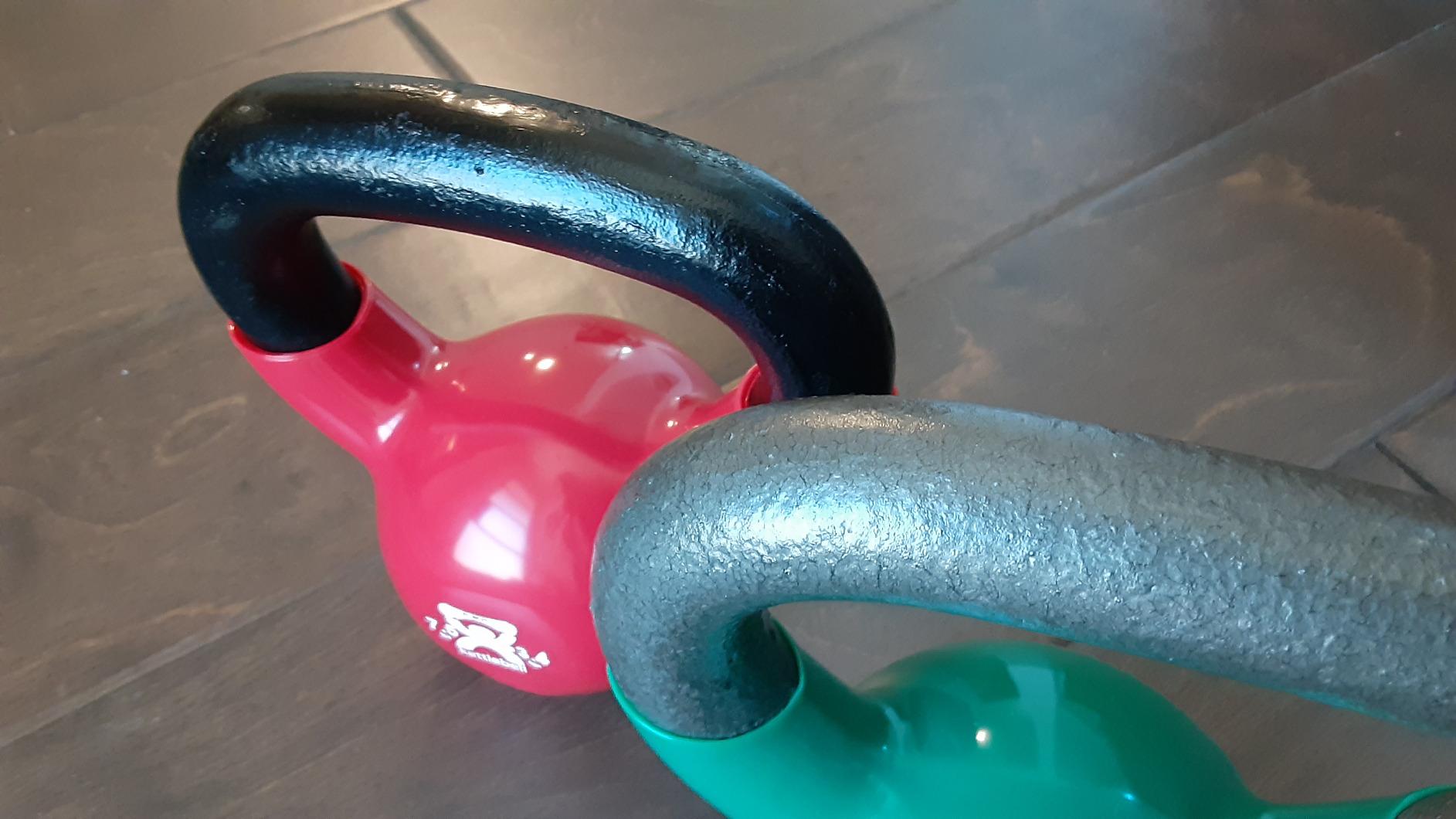CanDo 10-3199 Vinyl-Coated Kettlebell, 5-piece Set customer photo 1