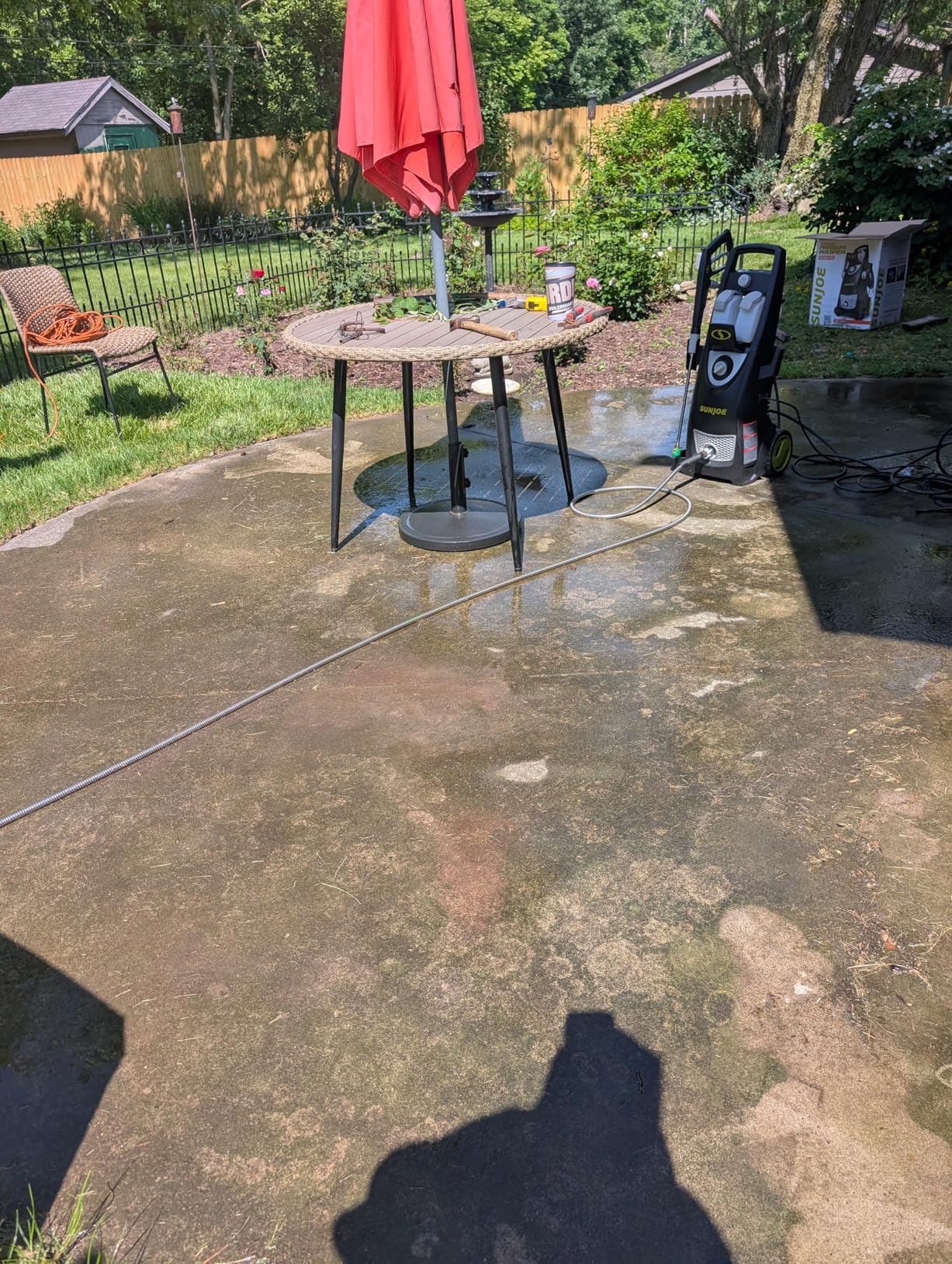 Sun Joe SPX1000 Electric Pressure Washer with 11-Amp Motor and 1.1 GPM, Portable Water Cleaner with Adjustable Spray Wand for Car, Garden, and Patio Washing and Cleaning customer photo 1