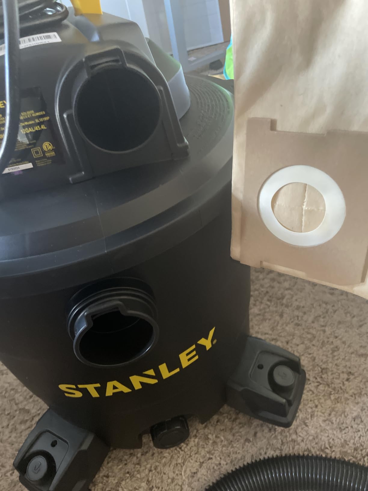 STANLEY 12 Gallon 5.5 Peak HP Wet/Dry Vacuum, 3 in 1 Shop Vacuum Blower, SL18199P customer photo 2