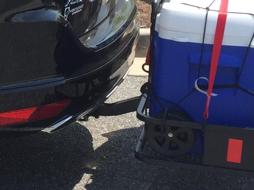 CURT 18152 Cargo Basket Hitch Trailer Hitch Cargo Carrier, 500 lbs. Capacity, 60-Inch x 24-Inch x 6-Inch, Fits 2-Inch Receiver customer photo 1