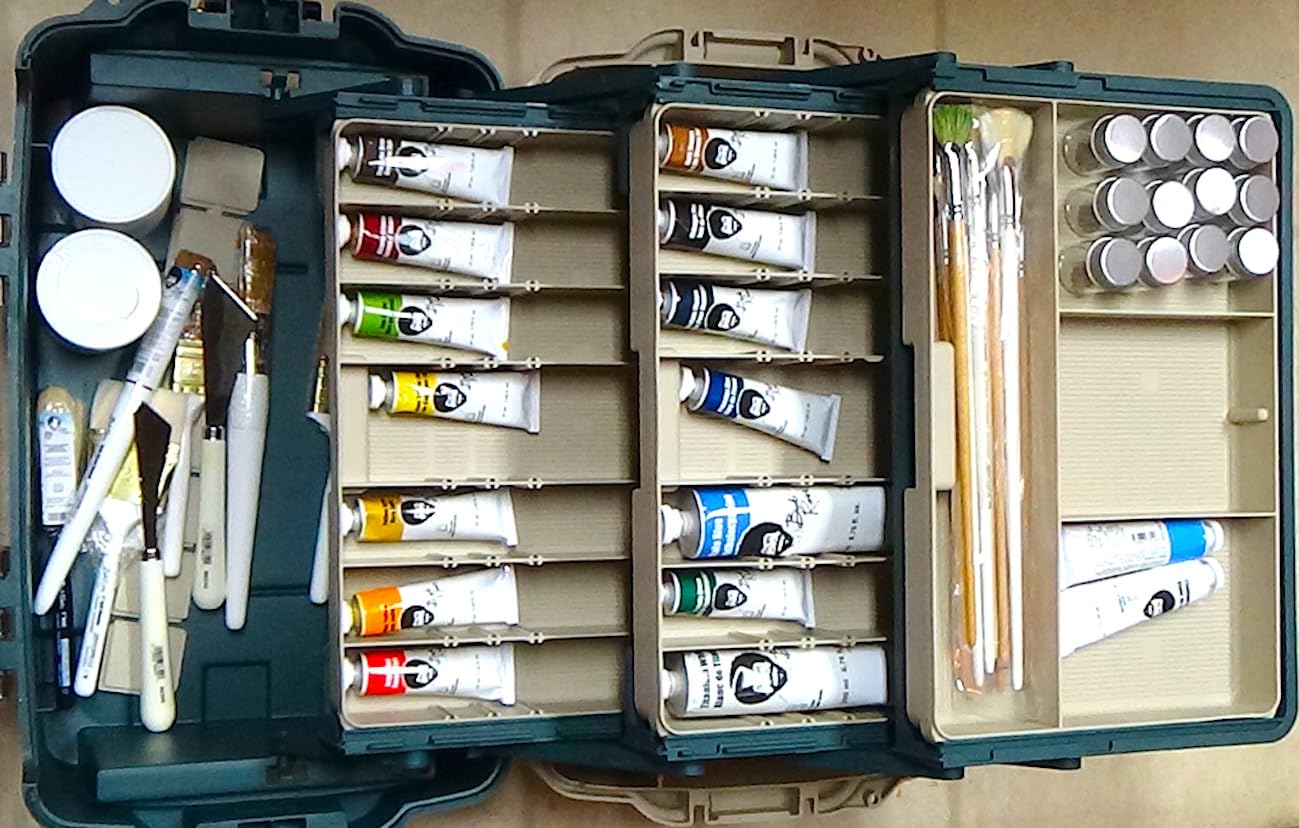 Plano Hybrid Hip Tackle System, One Size, White and Green, Premium Tackle Storage with Removable Drawers, Fits StowAway Utility Boxes, Storage for Fishing customer photo 2