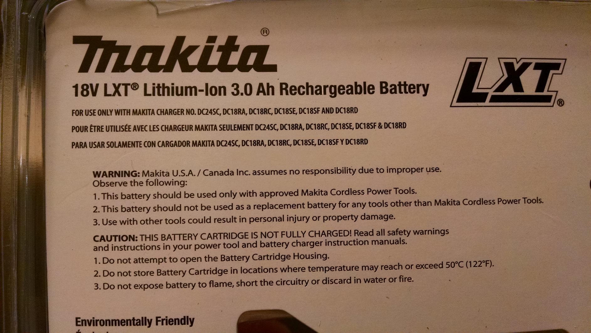 Makita XT269M 18V LXT Lithium-Ion Brushless Cordless 2-Pc. Combo Kit (4.0Ah), Blue customer photo 1