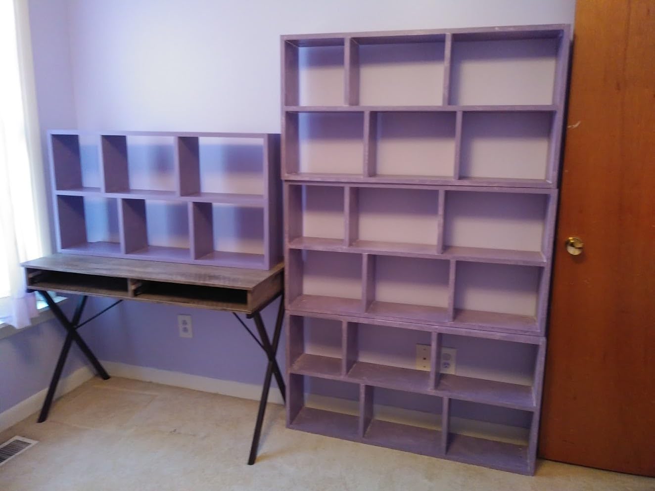 Furinno LUDER Book Shelf, 5-Cube Bookshelf, Reversible Bookcase, Easy Assembly, for Living Room, Bedroom, Home Office, White customer photo 2
