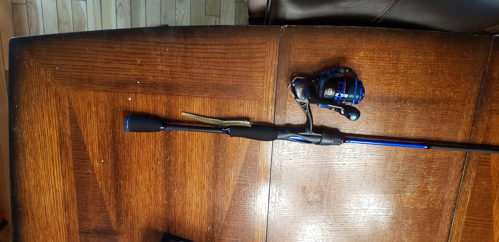 KastKing Centron Fishing Rod and Reel Combo, Baitcaster & Spinning Combo | 2-Piece Rod Blanks, Stainless Steel Guides with Ceramic Rings, EVA Handle with Fighting Butt, Freshwater Fishing customer photo 2