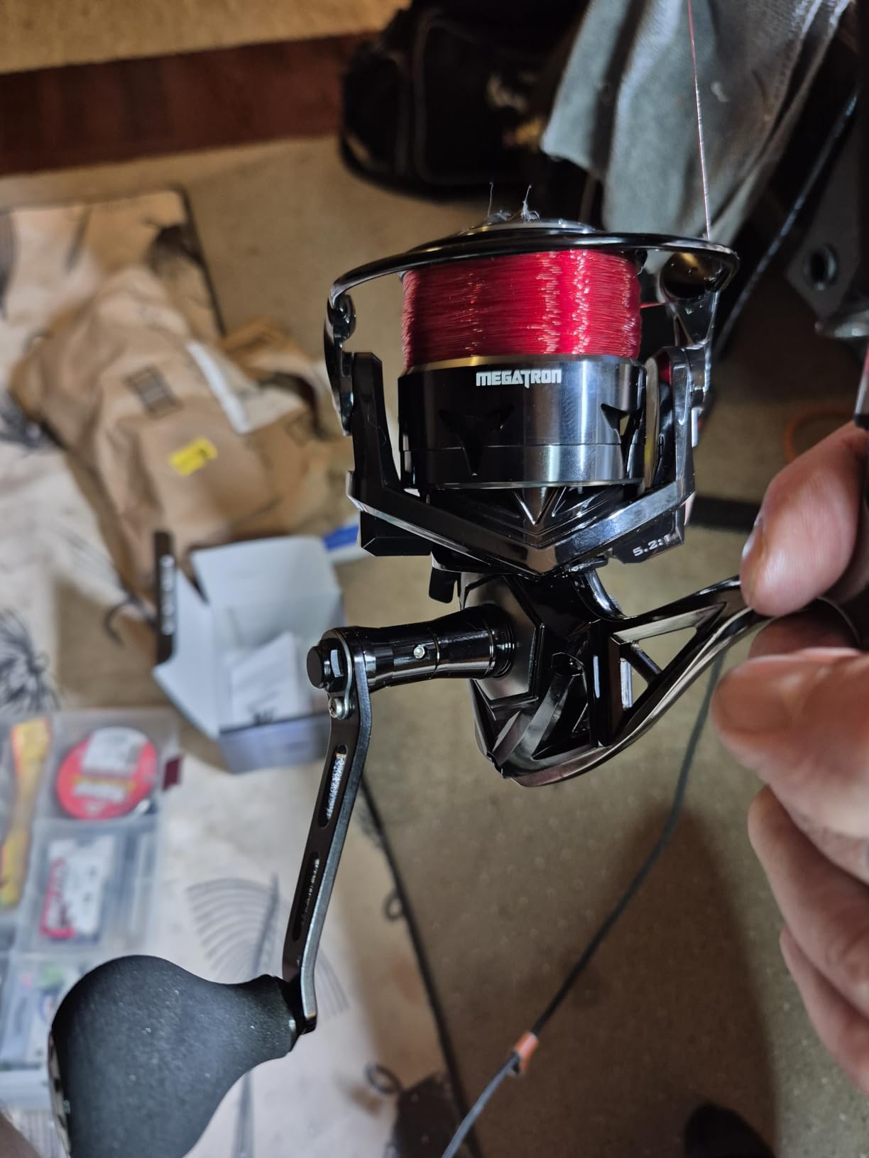 KastKing Megatron Spinning Fishing Reels with 5.2:1 Gear Ratio, Aerospace Aluminum Alloy Skeletal Frame customer photo 1