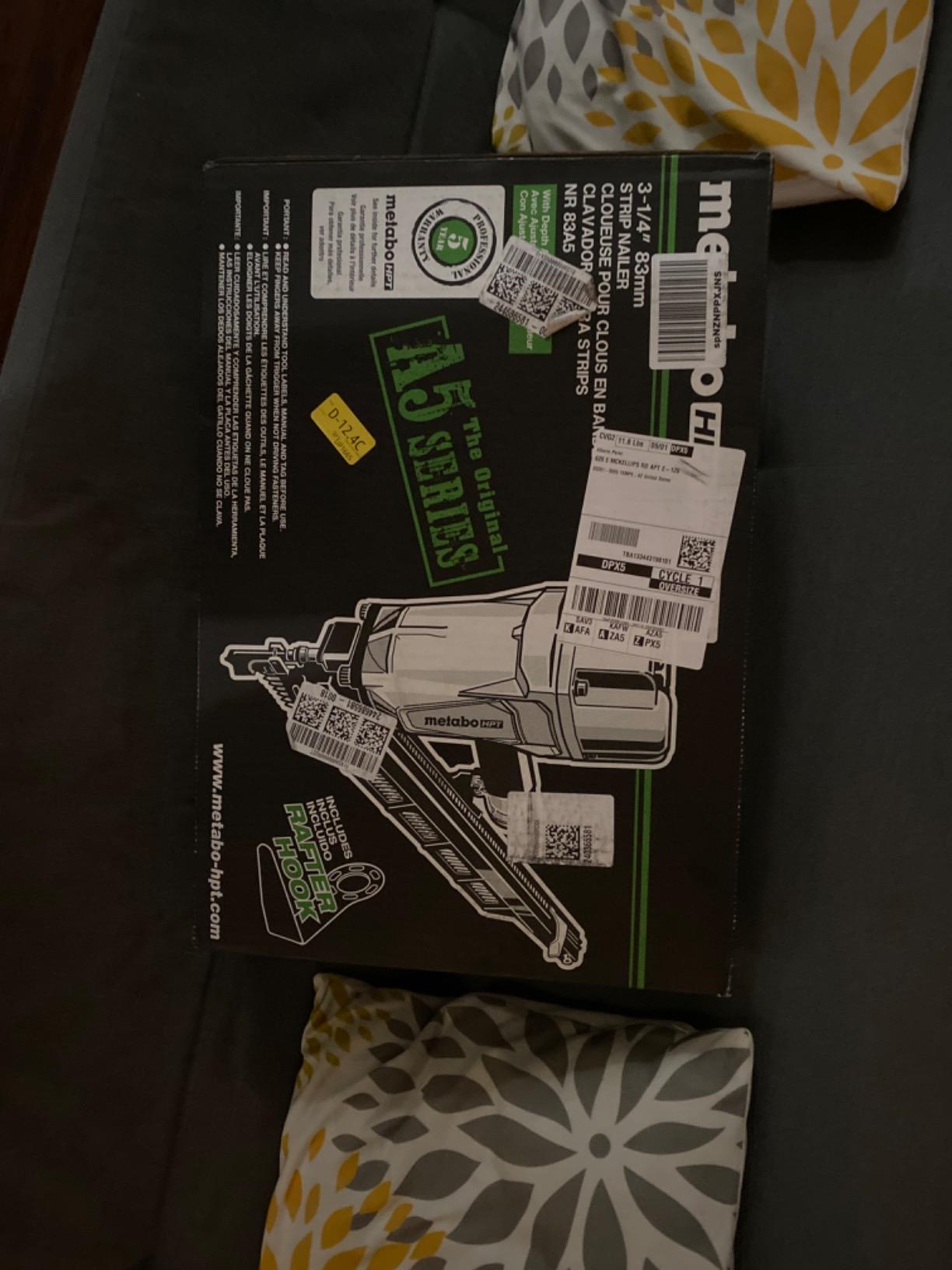 Metabo HPT Framing Nailer, Pro-Preferred Pneumatic Power Nailer & Framing Tool, 21 Degree 2