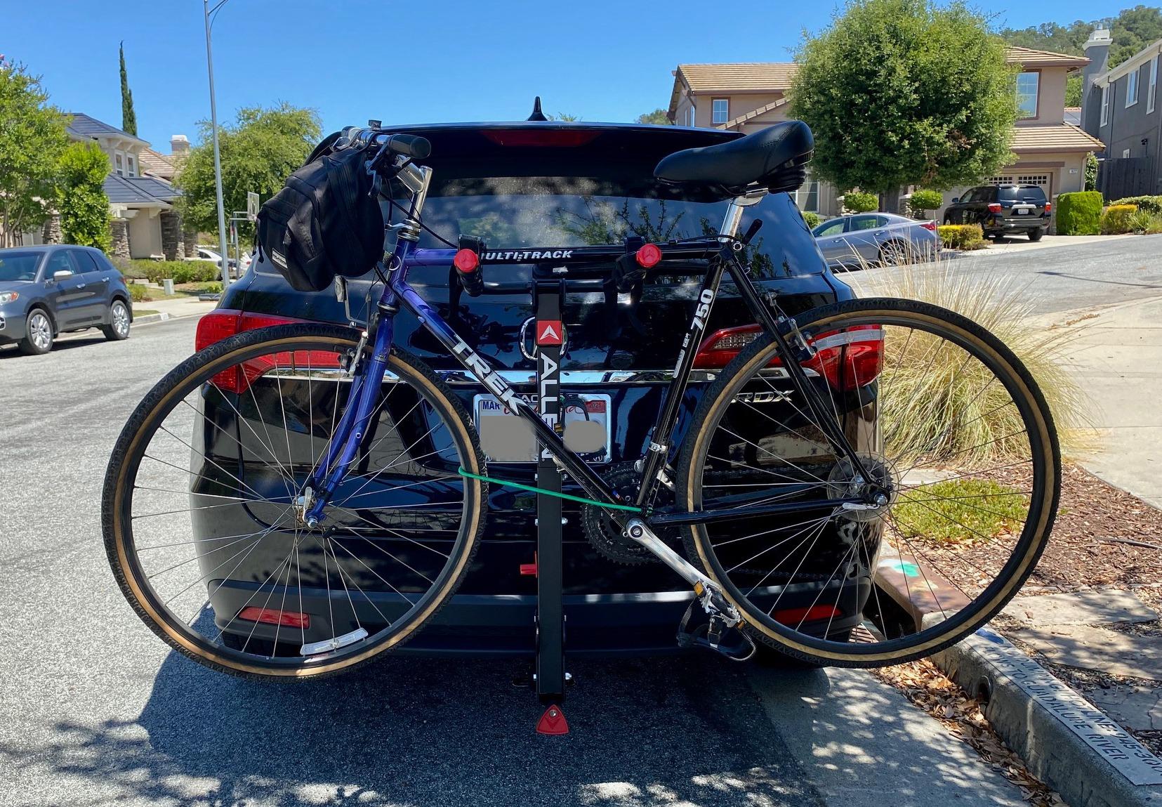 Allen Sports Deluxe+ Locking Quick Release 3-Bike Carrier for 1 1/4 in. and 2 in. Hitch, Model 830QR customer photo 1