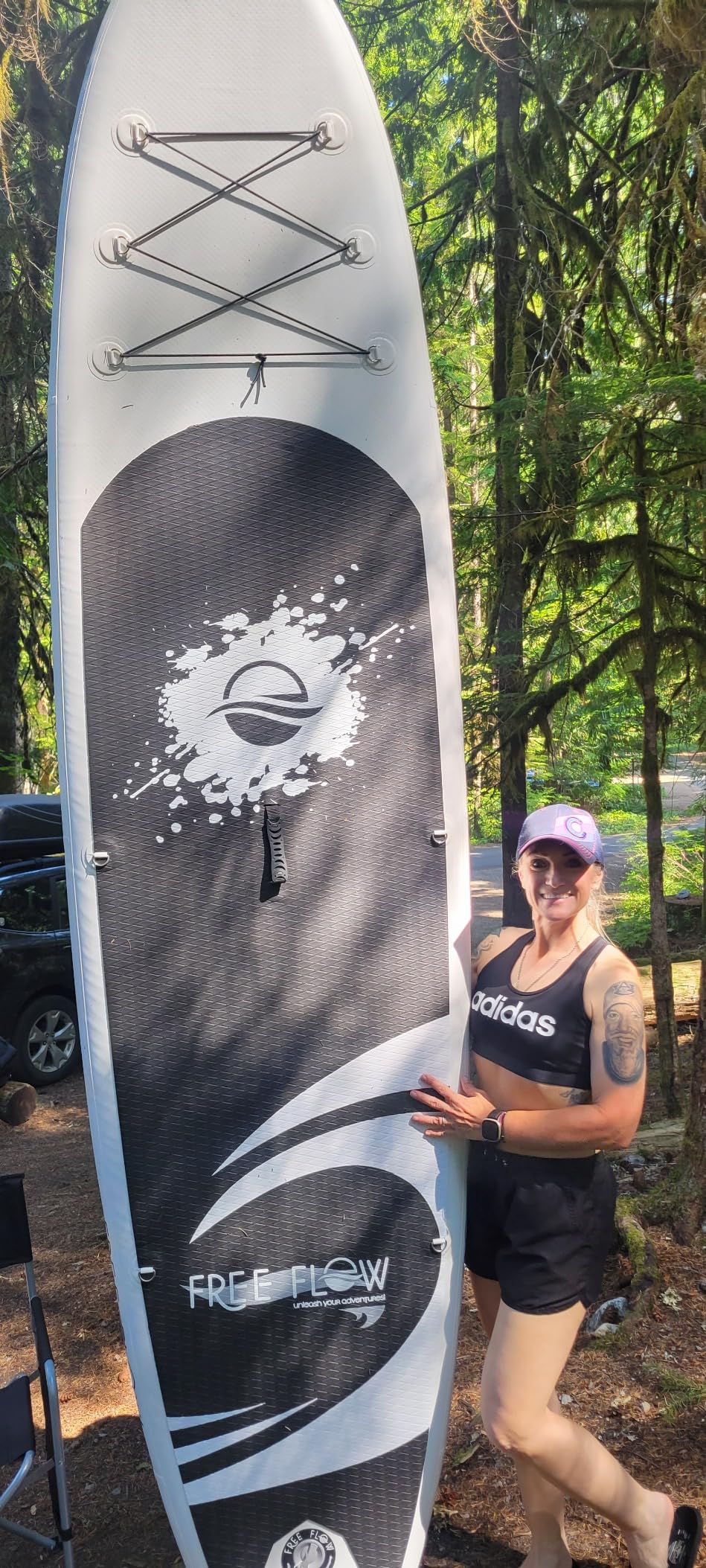 SereneLife XL Inflatable Stand Up Paddle Board - Extra-Wide, Pet & Family-Friendly SUP for Adults, Kids & Pets - Non-Slip Deck, Stable Design, Premium Accessories - 350/440/485 lbs Capacity customer photo 1