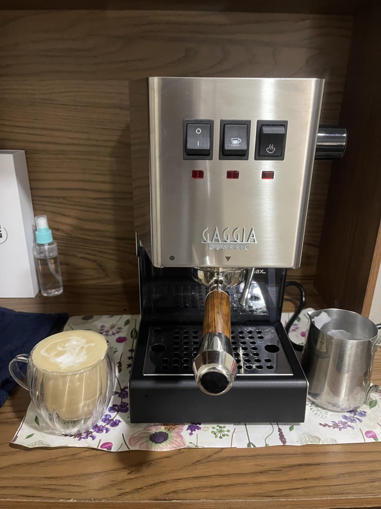 Gaggia RI9380/46 E24 Espresso Machine, Brushed Stainless Steel customer photo 2