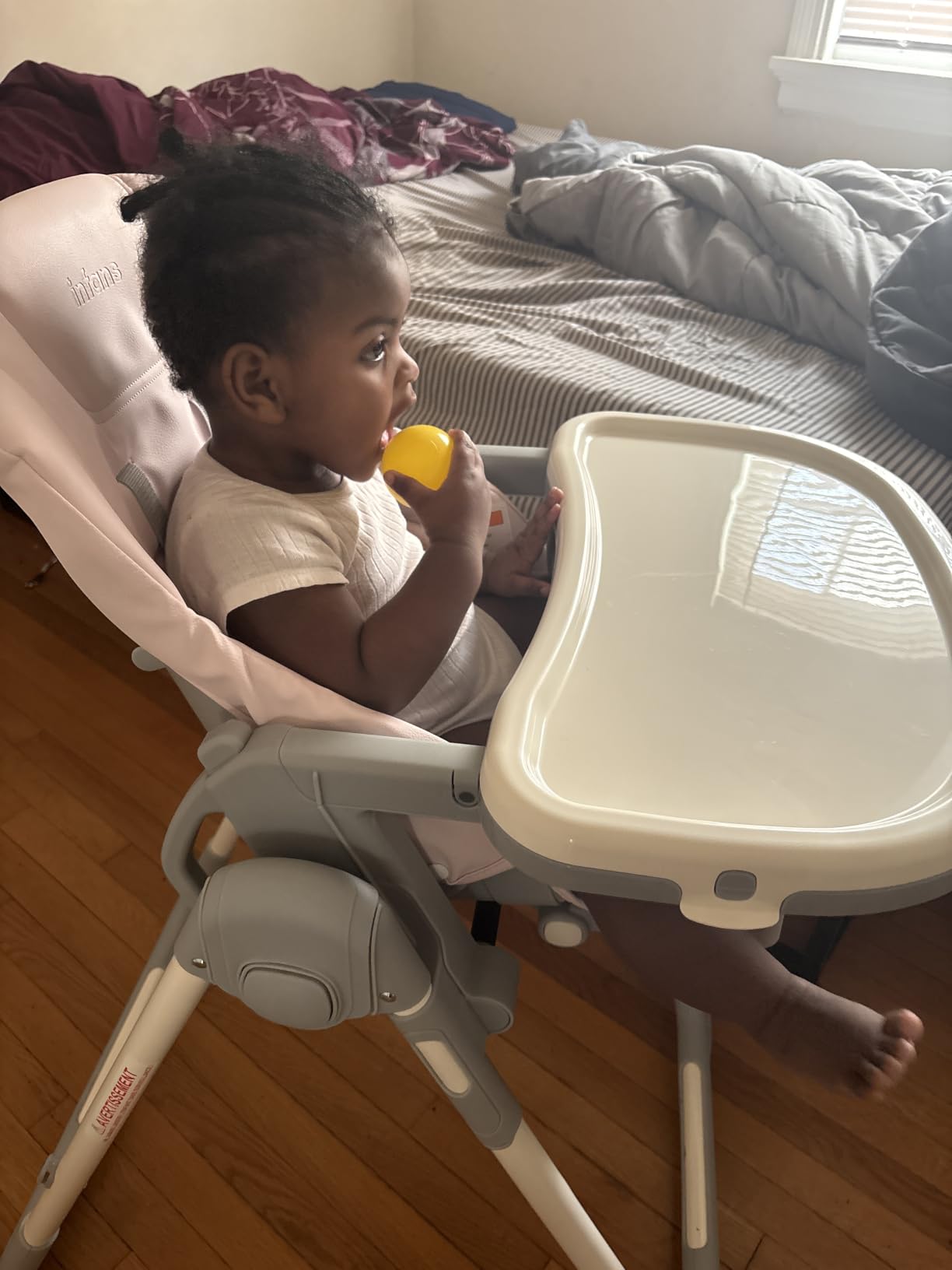 INFANS High Chair for Babies & Toddlers, Foldable Highchair customer photo 1