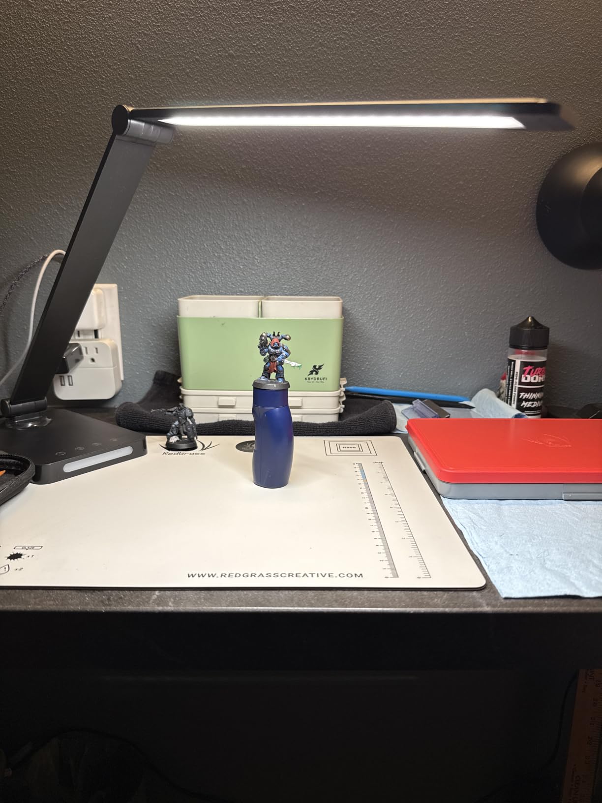 LED Desk Lamp with USB Ports,Touch Desk Lamps for Home Office with 5 Modes | 3 Brightness Desk Light with Small Night Light,Reading Lamp Table Lamp for Bedroom Bedside Study Black （with adapter） customer photo 1