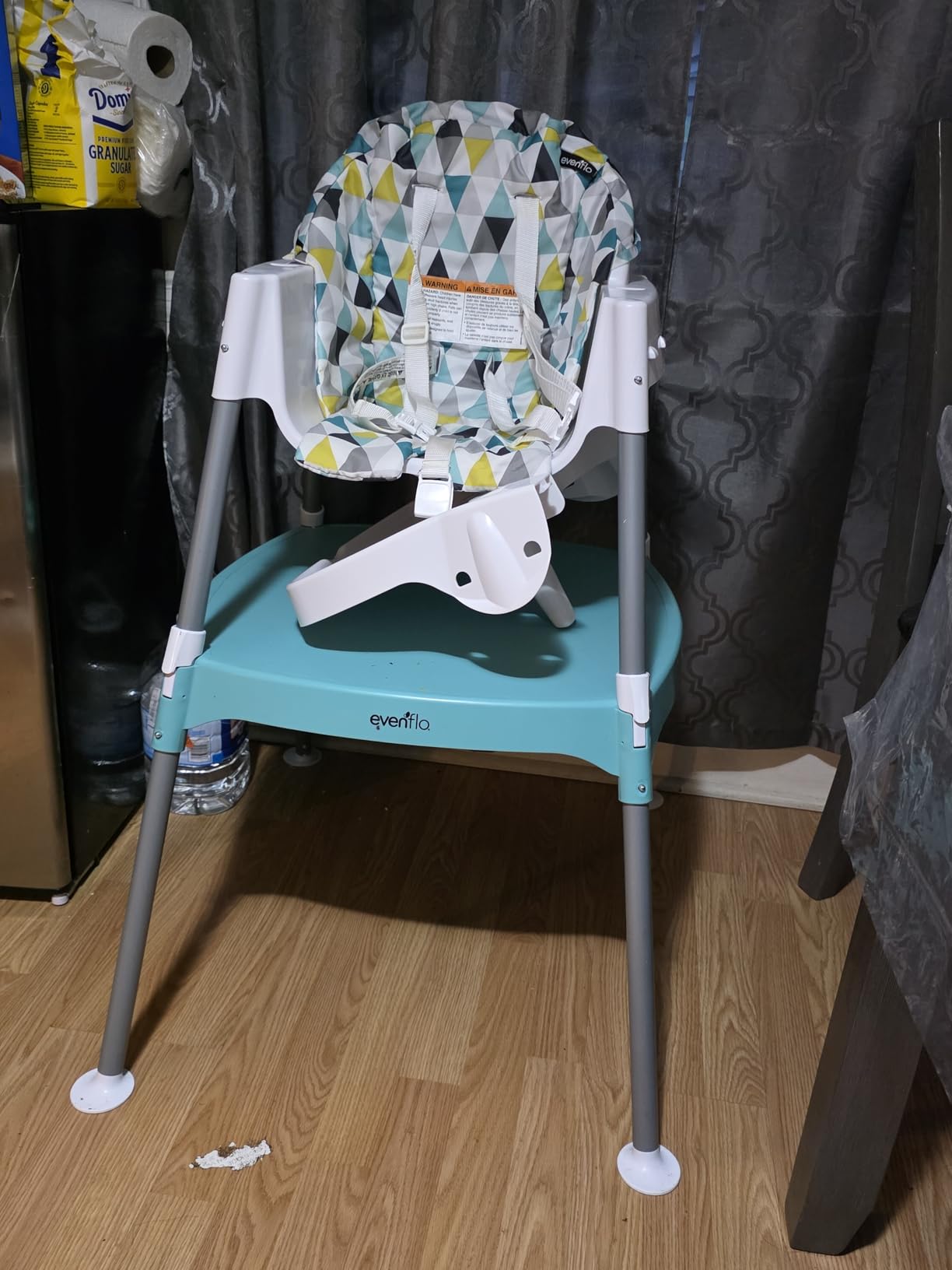 Evenflo Eat and Grow 4-in-1 Convertible High Chair (Prism Triangles) customer photo 1