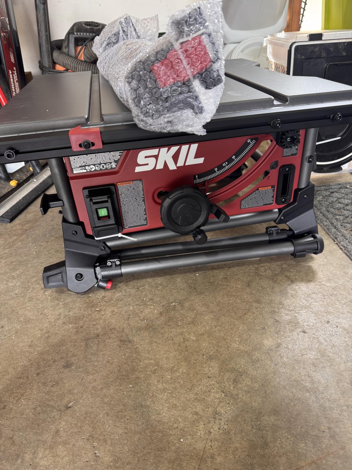 SKIL 15 Amp 10 Inch Portable Jobsite Table Saw with Folding Stand - TS6307-00 customer photo 1