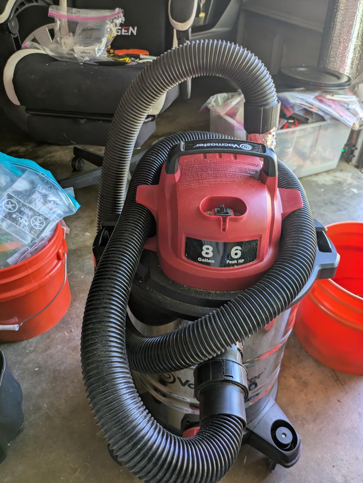 Vacmaster 5-Gallon* 4 Peak HP Stainless Steel Wet/Dry Vacuum - VOC508S 1101 customer photo 2