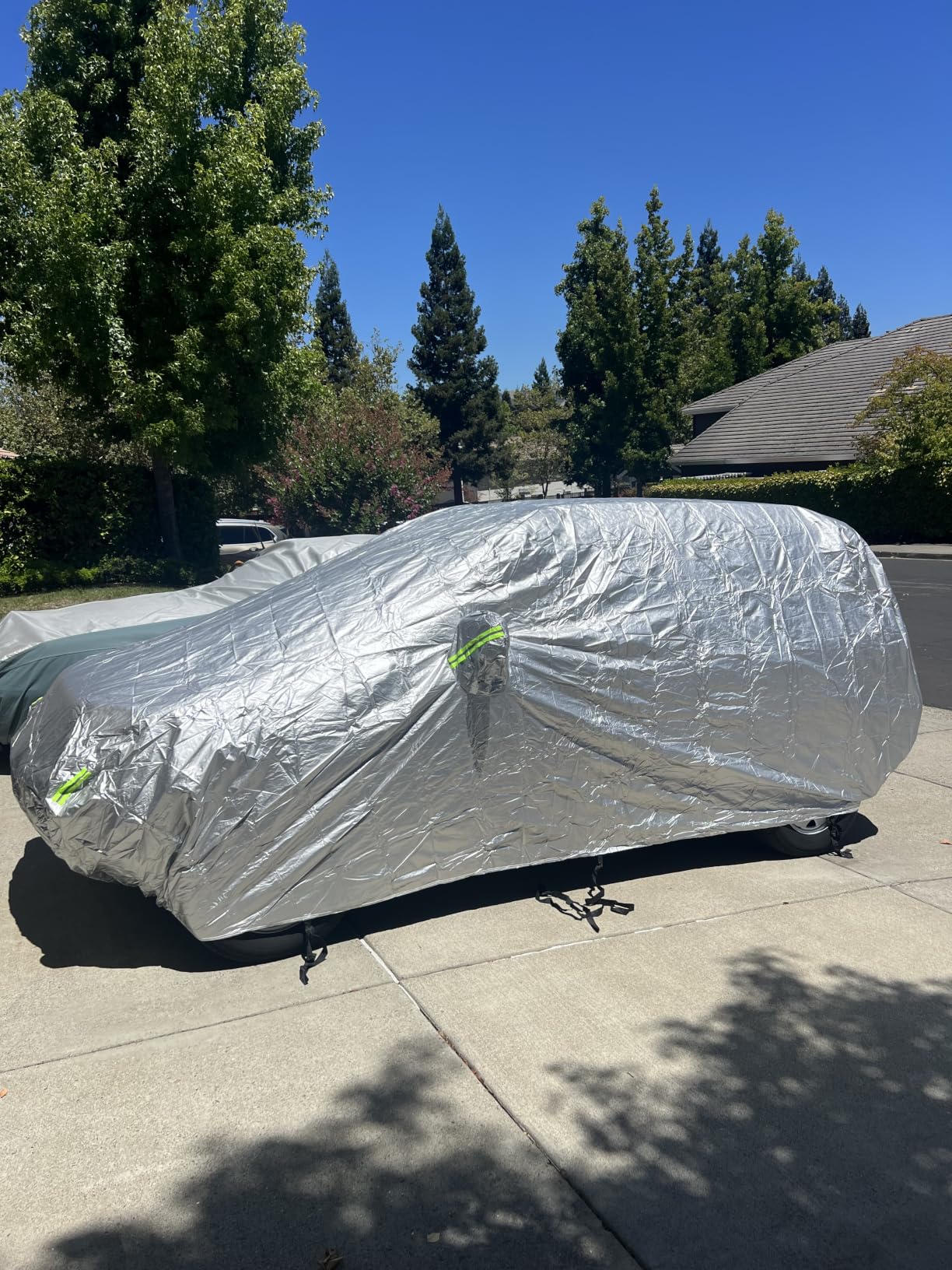 SUV Waterproof Car Cover All Weather | All Season UV Hail Protection, Snowproof Full Outdoor Cover, Universal Fit SUVs up to 190 in customer photo 1