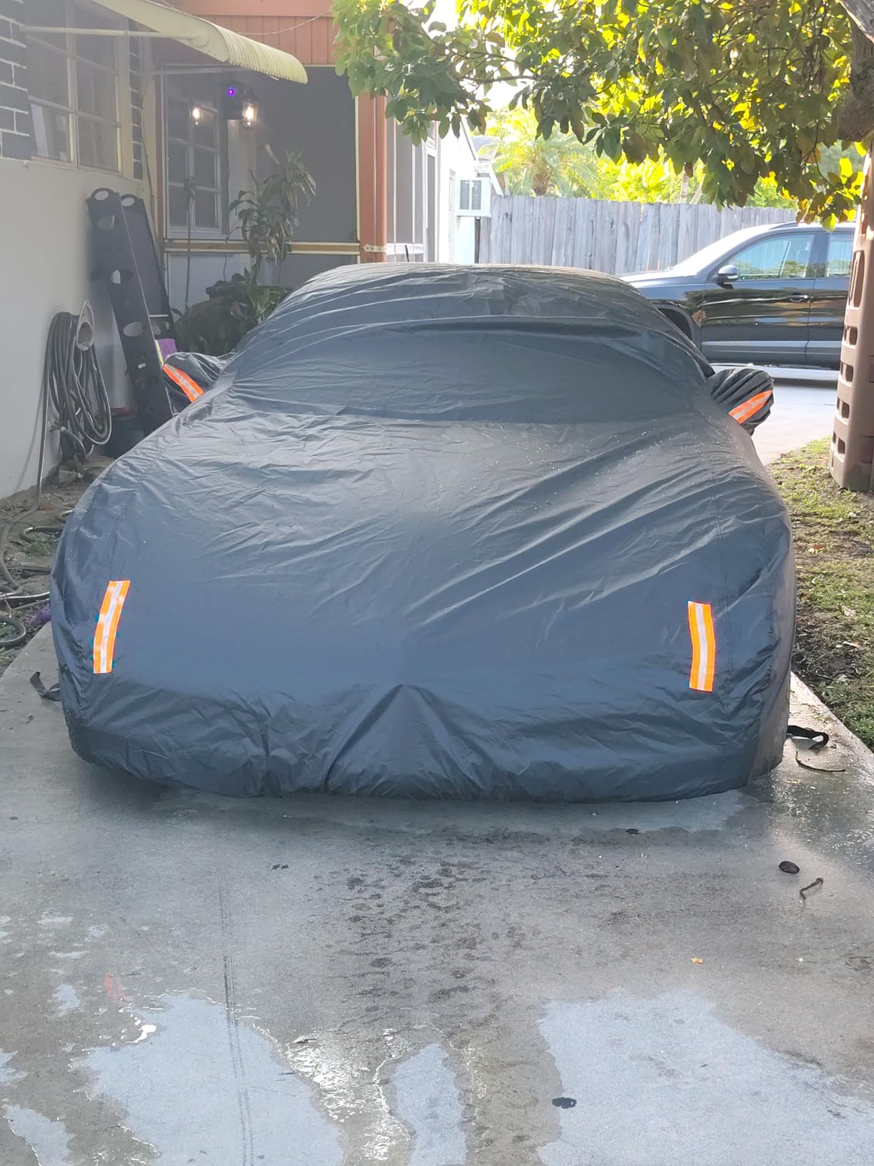 NEVERLAND Car Cover Waterproof All Weather for Sedan 183 in | Outdoor Heavy Duty Full Car Cover Protection, Snow, Anti-UV and Windproof customer photo 1