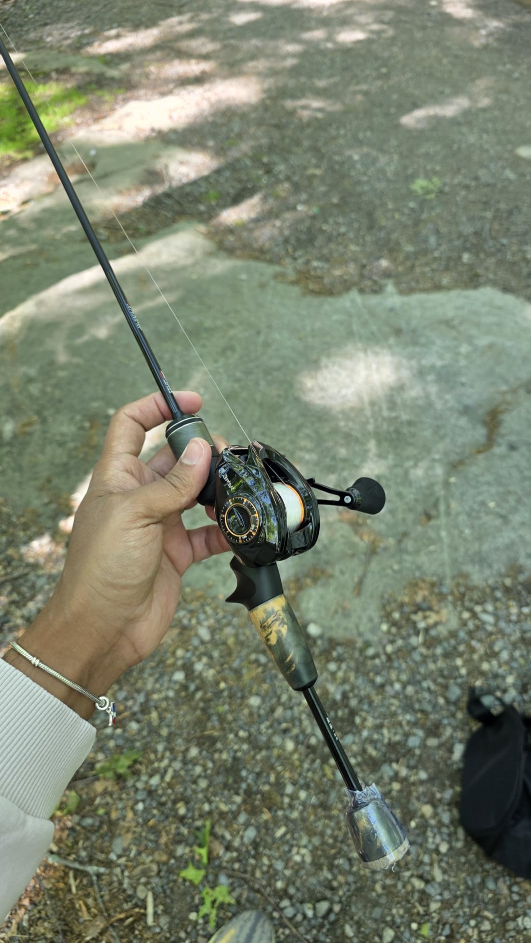 KastKing Zephyr Bait Finesse Baitcasting Fishing Reels with Drag Clicker | Max Drag: 10.0 lb, 6+1 BB, 5.6 oz, Carbon Fiber Frame, 8 Button Magnetic Brake, 7.2:1 Gear Ratio, Palm Perfect Design customer photo 1