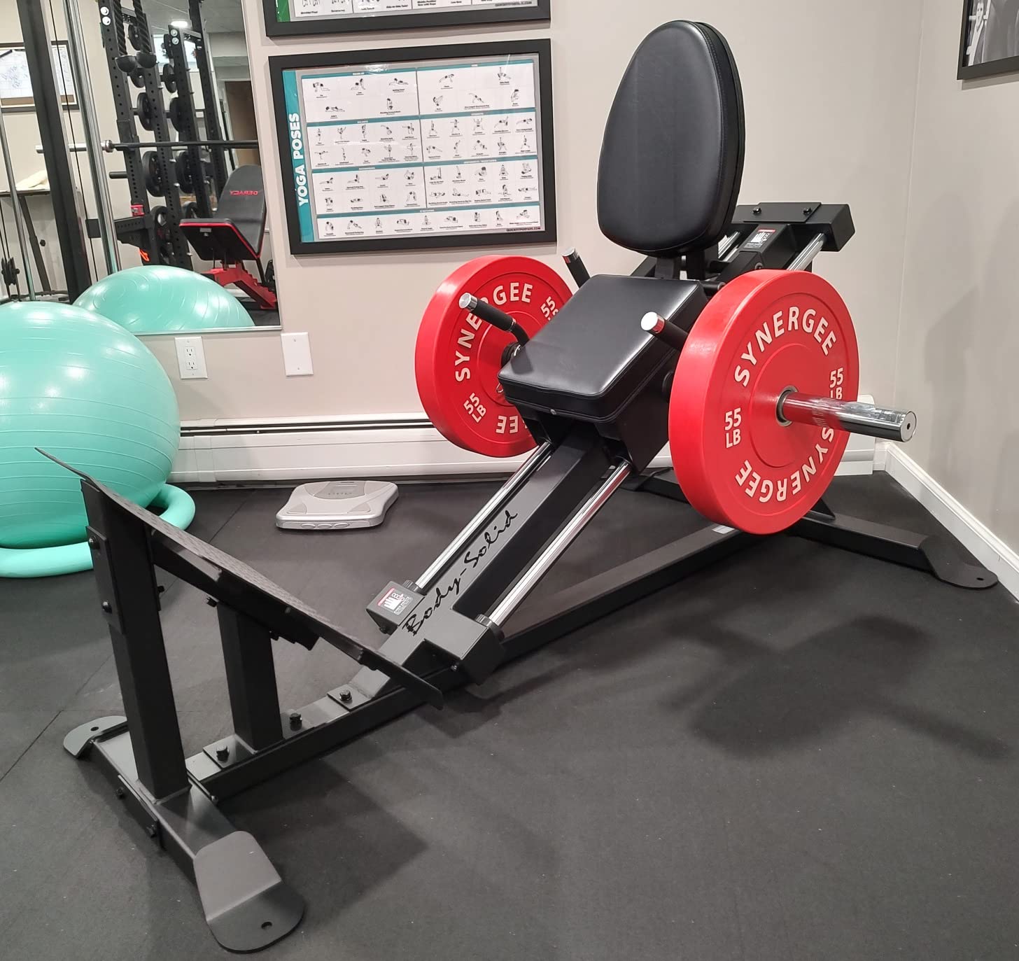 Body-Solid GCLP100 Compact Leg Press with Calf Raise Feature customer photo 2