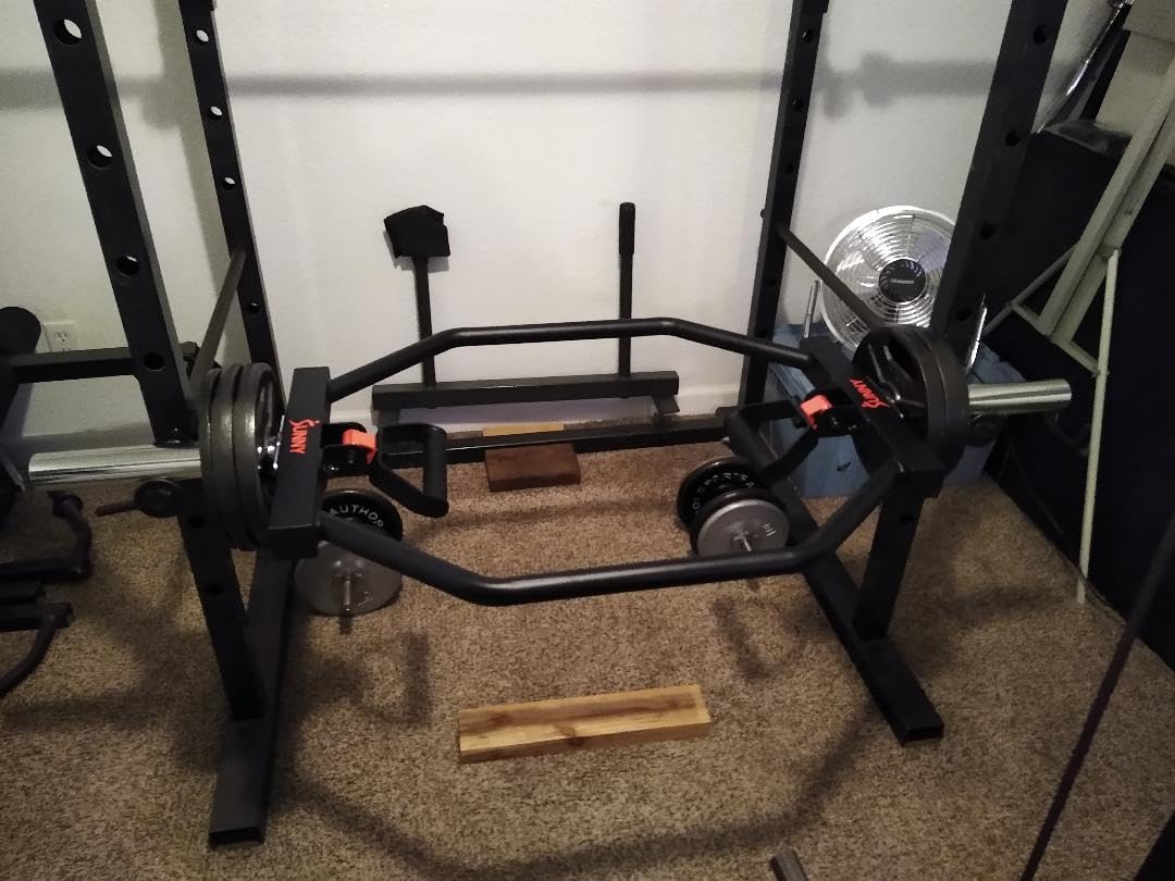 Sunny Health & Fitness Olympic Hex Trap Bar for Deadlifts, Home Gym Barbell customer photo 1
