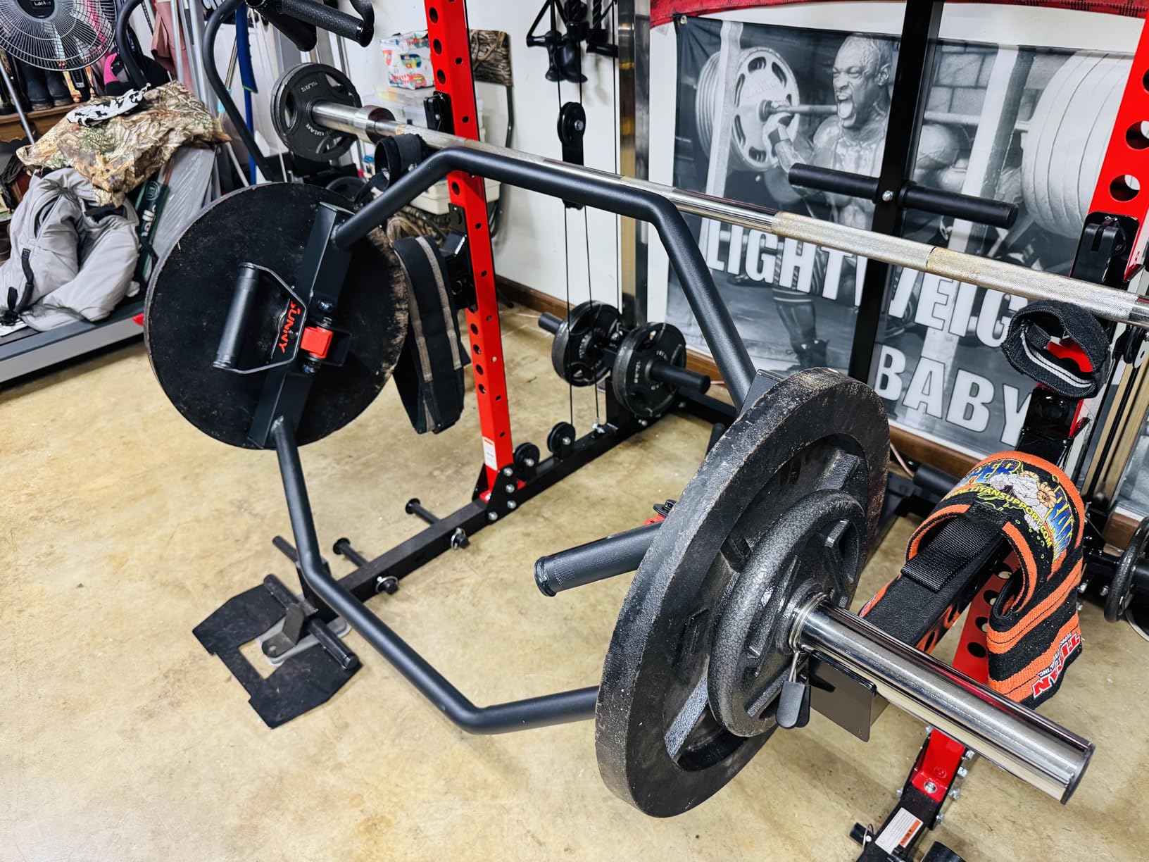 Sunny Health & Fitness Olympic Hex Trap Bar for Deadlifts, Home Gym Barbell customer photo 2