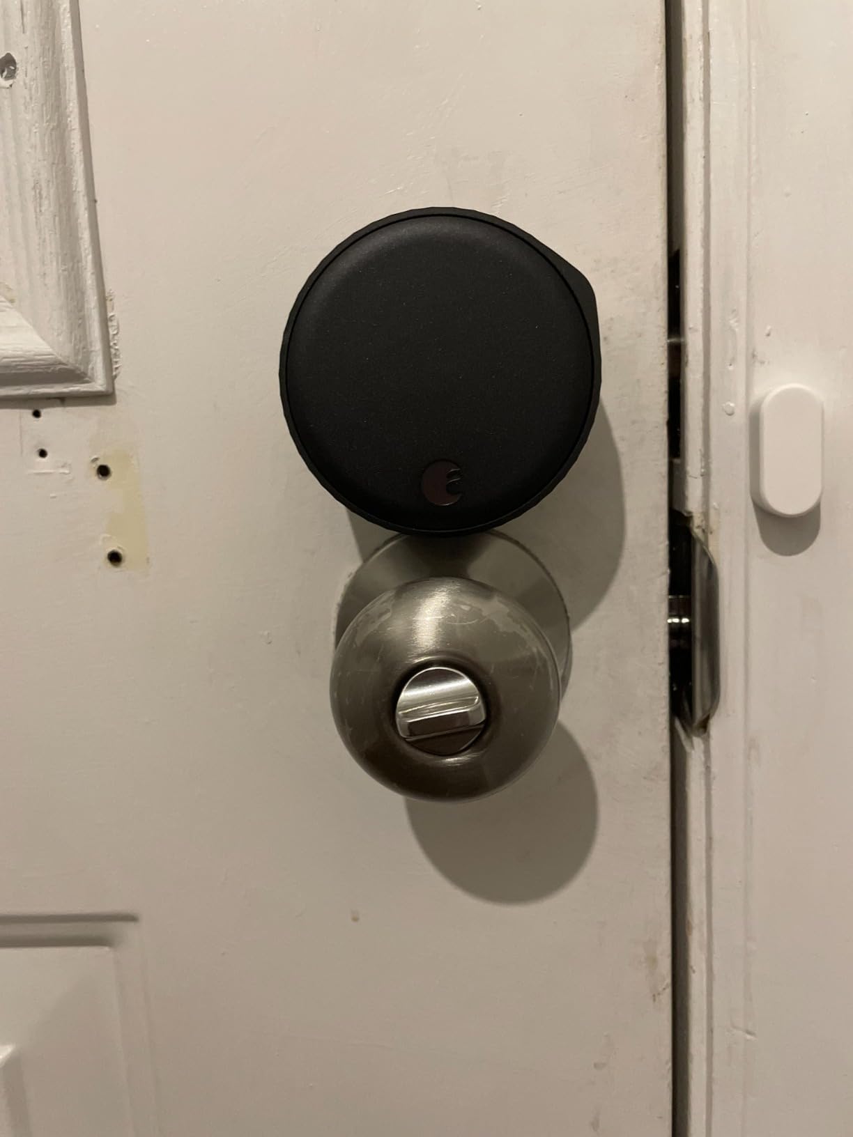 August Home Matte Black Wi-Fi Smart Lock and Smart Keypad, Keyless Door Lock for Front Entry Door, Great for Guests and Vacation Rentals, AUG-SL05-KY1-G05 customer photo 1