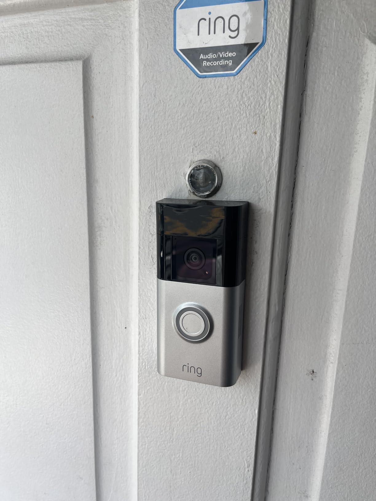 Ring Battery Doorbell Plus, Home or business security, Head-to-Toe HD+ Video, motion detection & alerts, and Two-Way Talk customer photo 1