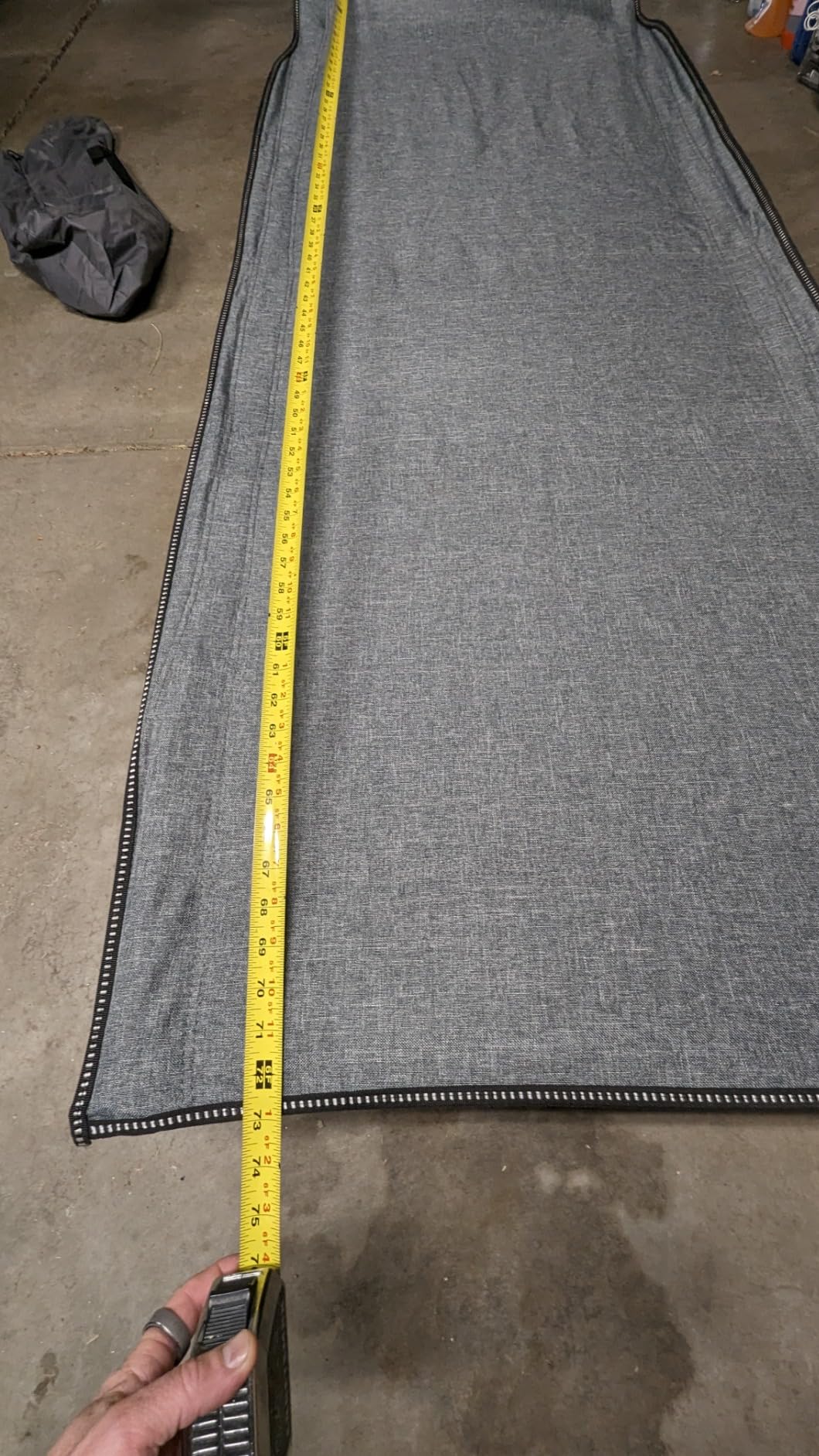 XXL Camping Cot for Adults, Folding Bed with Mattress, Green | 600D Oxford, 330LBS cap, 77
