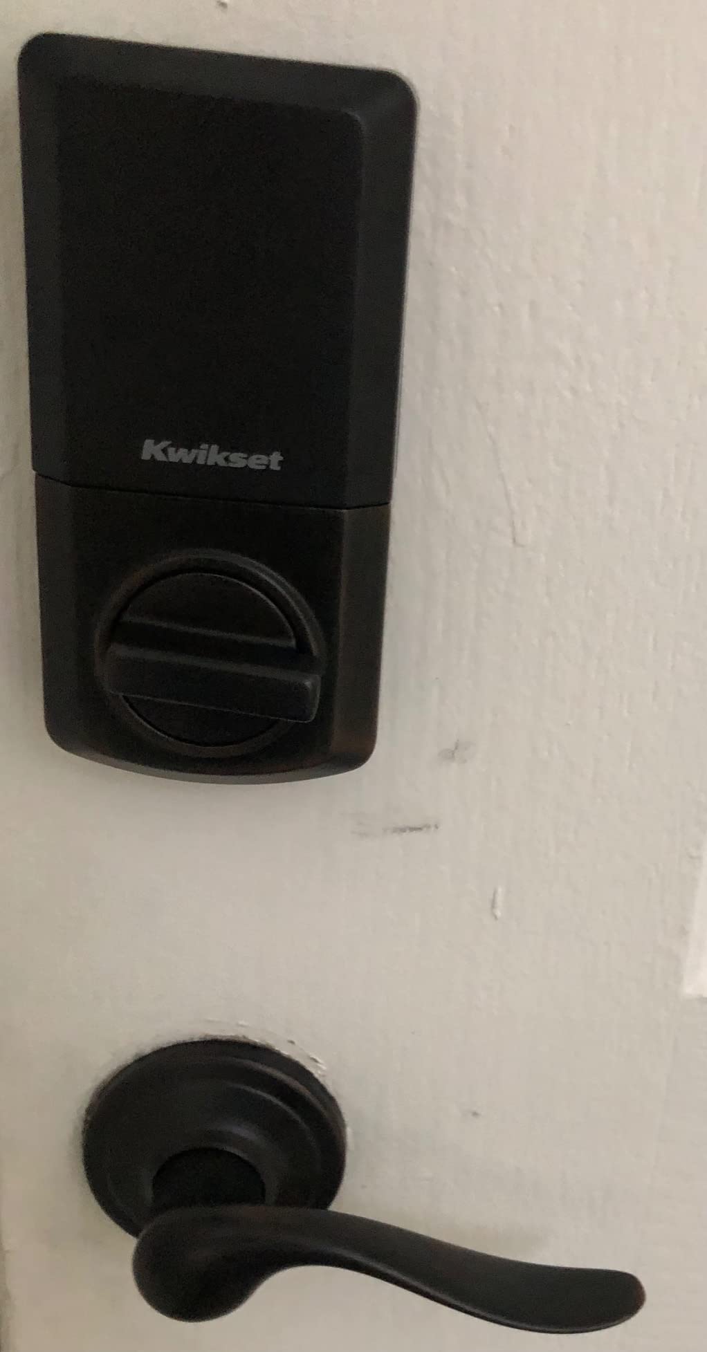 Kwikset SmartCode 270 Keyless Entry Electronic Touchpad Deadbolt Door Lock with Auto-Lock, Custom User Codes, Advanced Security in Satin Nickel Traditional customer photo 2