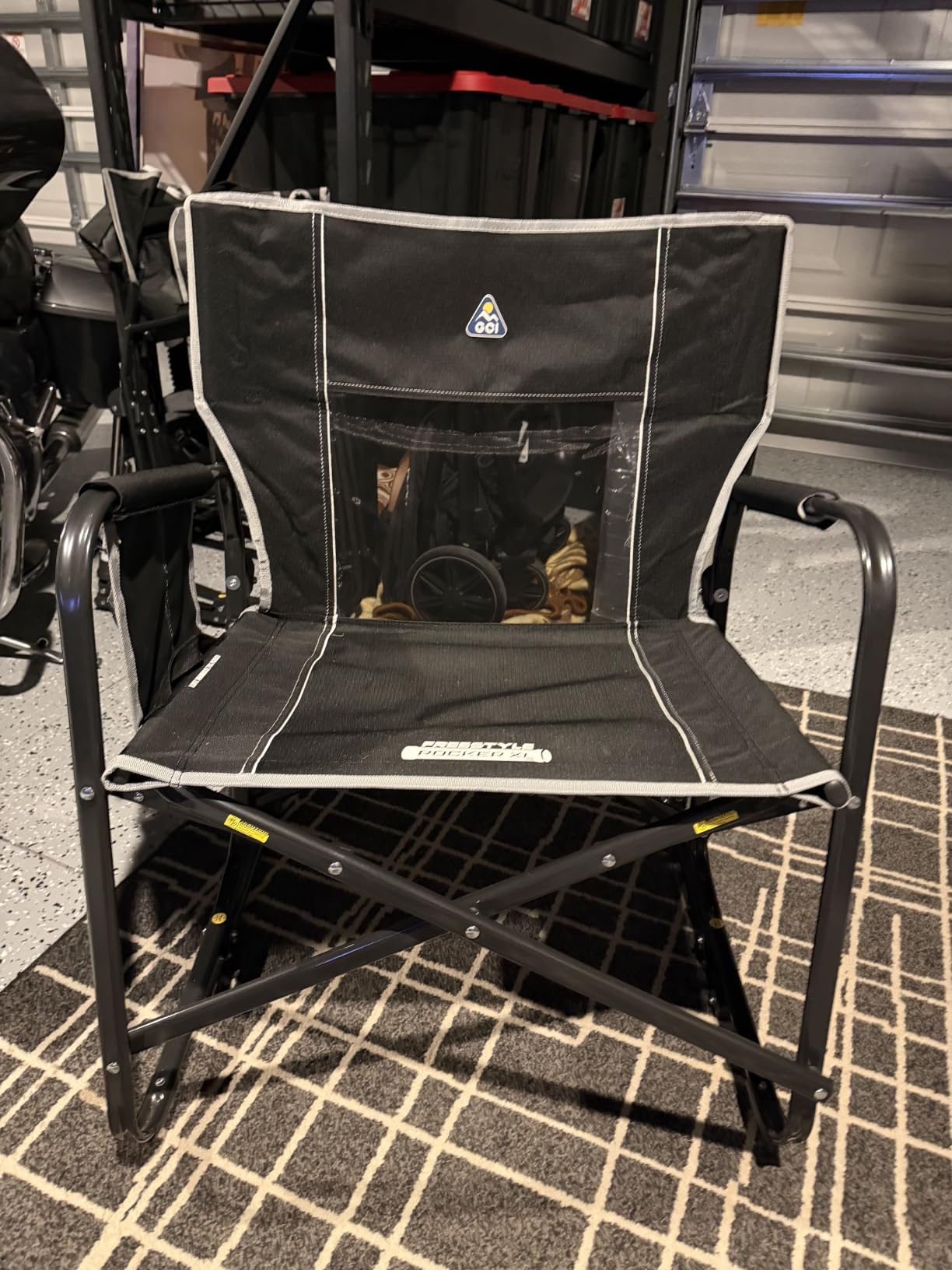 GCI Outdoor Freestyle Rocker XL Camping Chair - Black customer photo 1